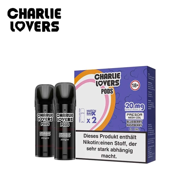 Charlie Lovers - Blueberry Raspberry - Prefilled Pod 2ml/ Stück